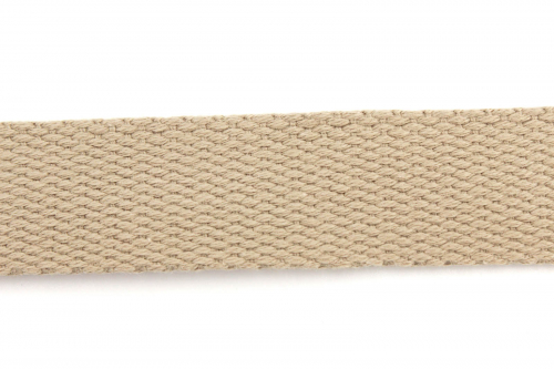 Gurtband Baumwolle 25mm sandstein (1 m)